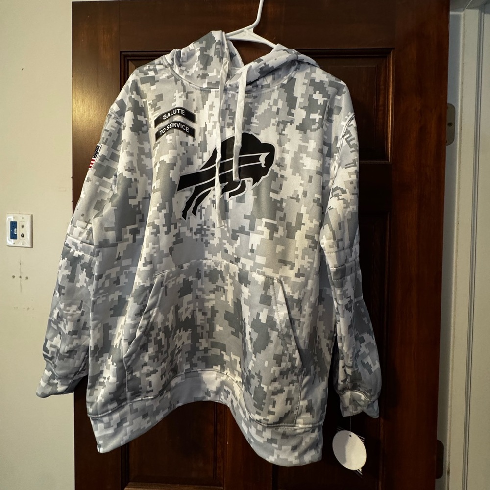 Nike Gray Camouflage Hoodie
